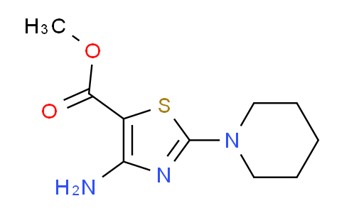 CAS No. 99967-77-8, Methyl 4-amino-2-(piperidin-1-yl)thiazole-5-carboxylate