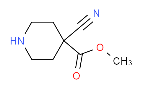 CAS No. 1206228-82-1, Methyl 4-cyanopiperidine-4-carboxylate