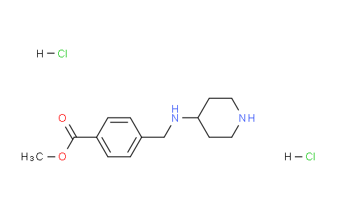 CAS No. 1233952-93-6, Methyl 4-[(piperidin-4-ylamino)methyl]benzoate dihydrochloride