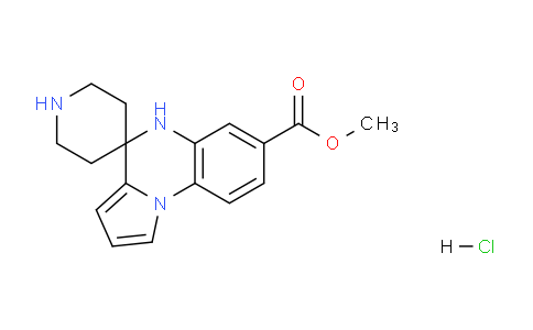 CAS No. 1242268-06-9, Methyl 5'H-spiro[piperidine-4,4'-pyrrolo[1,2-a]quinoxaline]-7'-carboxylate hydrochloride