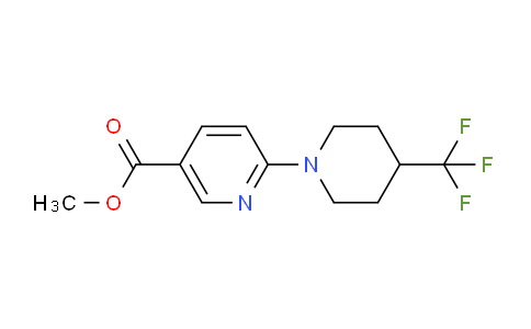 CAS No. 1033463-23-8, Methyl 6-(4-(trifluoromethyl)piperidin-1-yl)nicotinate