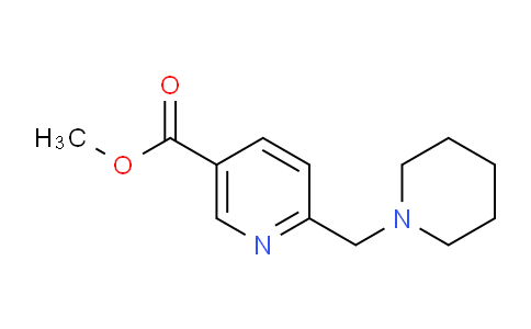 CAS No. 733783-33-0, Methyl 6-(piperidin-1-ylmethyl)nicotinate