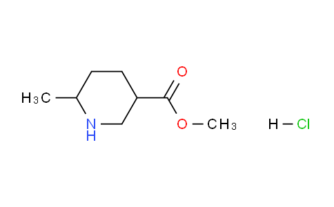 CAS No. 1009376-74-2, Methyl 6-methylpiperidine-3-carboxylate hcl