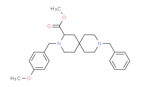 CAS No. 1314388-32-3, Methyl 9-benzyl-3-(4-methoxybenzyl)-3,9-diazaspiro[5.5]undecane-2-carboxylate