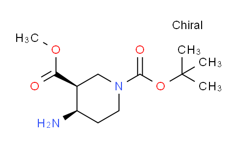 CAS No. 1620128-54-2, Methyl cis-1-Boc-4-aminopiperidine-3-carboxylate