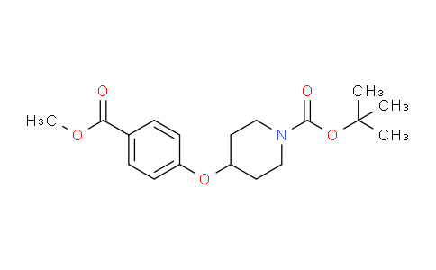 CAS No. 281235-00-5, Methyl-4-(N-(tert-butoxycarbonyl)-4-piperidinyloxy)benzoate