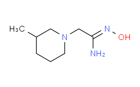 CAS No. 952182-81-9, N'-Hydroxy-2-(3-methylpiperidin-1-yl)acetimidamide