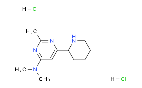CAS No. 1361111-29-6, N,N,2-Trimethyl-6-(piperidin-2-yl)pyrimidin-4-amine dihydrochloride