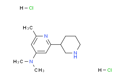 CAS No. 1361114-80-8, N,N,2-Trimethyl-6-(piperidin-3-yl)pyridin-4-amine dihydrochloride