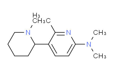 CAS No. 1352498-35-1, N,N,6-Trimethyl-5-(1-methylpiperidin-2-yl)pyridin-2-amine
