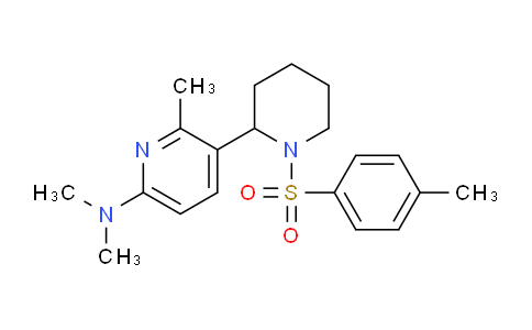 CAS No. 1352488-20-0, N,N,6-Trimethyl-5-(1-tosylpiperidin-2-yl)pyridin-2-amine
