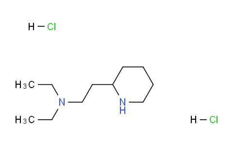 CAS No. 1219980-63-8, N,N-Diethyl-2-(piperidin-2-yl)ethanamine dihydrochloride