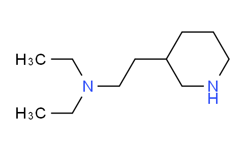 CAS No. 122374-01-0, N,N-Diethyl-2-(piperidin-3-yl)ethanamine