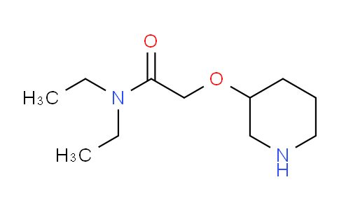 CAS No. 902836-74-2, N,N-Diethyl-2-(piperidin-3-yloxy)acetamide