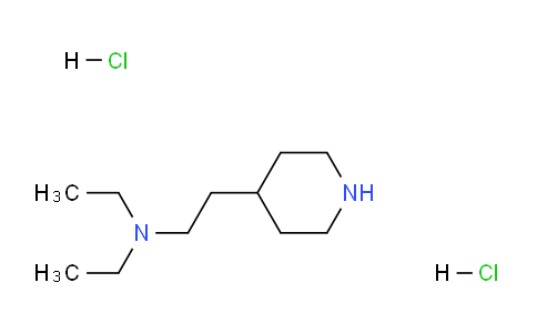 CAS No. 106594-18-7, N,N-Diethyl-2-(piperidin-4-yl)ethanamine dihydrochloride