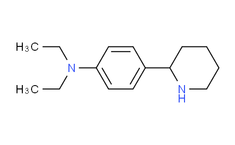 CAS No. 383128-85-6, N,N-Diethyl-4-(piperidin-2-yl)aniline