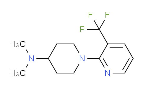 CAS No. 1774895-91-8, N,N-Dimethyl-1-(3-(trifluoromethyl)pyridin-2-yl)piperidin-4-amine