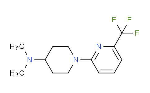 CAS No. 1707367-75-6, N,N-Dimethyl-1-(6-(trifluoromethyl)pyridin-2-yl)piperidin-4-amine
