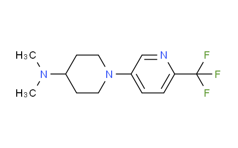 CAS No. 1774898-46-2, N,N-Dimethyl-1-(6-(trifluoromethyl)pyridin-3-yl)piperidin-4-amine