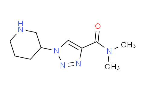 CAS No. 1334494-69-7, N,N-Dimethyl-1-(piperidin-3-yl)-1H-1,2,3-triazole-4-carboxamide