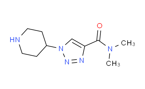 CAS No. 1334488-16-2, N,N-Dimethyl-1-(piperidin-4-yl)-1H-1,2,3-triazole-4-carboxamide