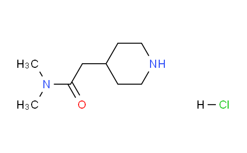 CAS No. 1443980-79-7, N,N-Dimethyl-2-(piperidin-4-yl)acetamide hydrochloride