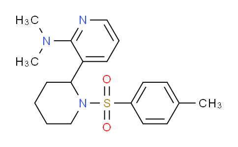 CAS No. 1352517-96-4, N,N-Dimethyl-3-(1-tosylpiperidin-2-yl)pyridin-2-amine