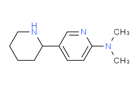 CAS No. 1337085-41-2, N,N-Dimethyl-5-(piperidin-2-yl)pyridin-2-amine