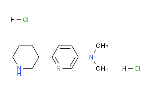 CAS No. 1361116-05-3, N,N-Dimethyl-6-(piperidin-3-yl)pyridin-3-amine dihydrochloride