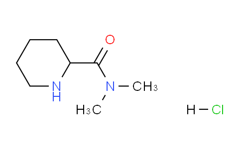CAS No. 383425-11-4, N,N-Dimethylpiperidine-2-carboxamide hydrochloride