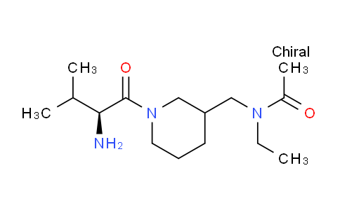 CAS No. 1354026-09-7, N-((1-((S)-2-Amino-3-methylbutanoyl)piperidin-3-yl)methyl)-N-ethylacetamide