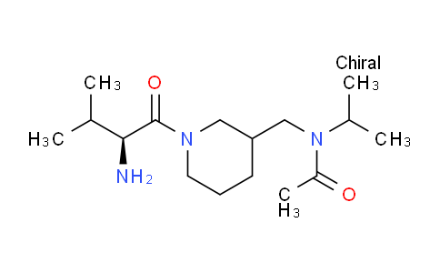 CAS No. 1354026-20-2, N-((1-((S)-2-Amino-3-methylbutanoyl)piperidin-3-yl)methyl)-N-isopropylacetamide
