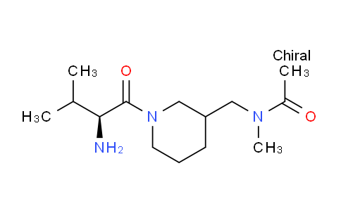 CAS No. 1354028-03-7, N-((1-((S)-2-Amino-3-methylbutanoyl)piperidin-3-yl)methyl)-N-methylacetamide