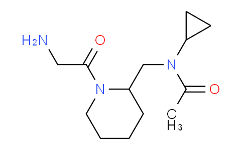 CAS No. 1353981-89-1, N-((1-(2-Aminoacetyl)piperidin-2-yl)methyl)-N-cyclopropylacetamide