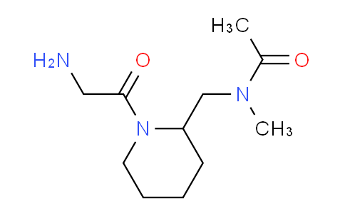 CAS No. 1353969-25-1, N-((1-(2-Aminoacetyl)piperidin-2-yl)methyl)-N-methylacetamide