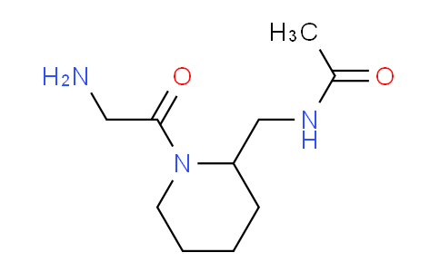 CAS No. 1353945-55-7, N-((1-(2-Aminoacetyl)piperidin-2-yl)methyl)acetamide