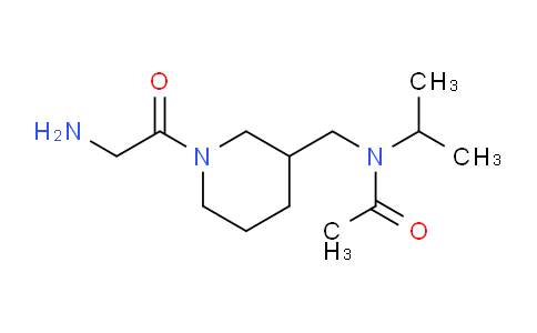 CAS No. 1353973-10-0, N-((1-(2-Aminoacetyl)piperidin-3-yl)methyl)-N-isopropylacetamide