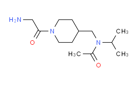 CAS No. 1353981-79-9, N-((1-(2-Aminoacetyl)piperidin-4-yl)methyl)-N-isopropylacetamide