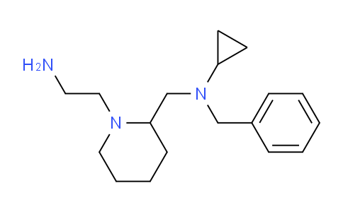 CAS No. 1353976-25-6, N-((1-(2-Aminoethyl)piperidin-2-yl)methyl)-N-benzylcyclopropanamine