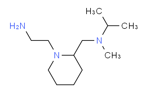 CAS No. 1353963-70-8, N-((1-(2-Aminoethyl)piperidin-2-yl)methyl)-N-methylpropan-2-amine