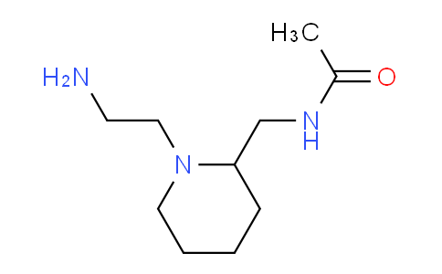 CAS No. 1353988-60-9, N-((1-(2-Aminoethyl)piperidin-2-yl)methyl)acetamide