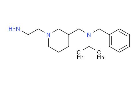 CAS No. 1353967-62-0, N-((1-(2-Aminoethyl)piperidin-3-yl)methyl)-N-benzylpropan-2-amine