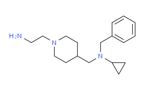 CAS No. 1353965-14-6, N-((1-(2-Aminoethyl)piperidin-4-yl)methyl)-N-benzylcyclopropanamine