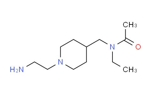 CAS No. 1353969-55-7, N-((1-(2-Aminoethyl)piperidin-4-yl)methyl)-N-ethylacetamide