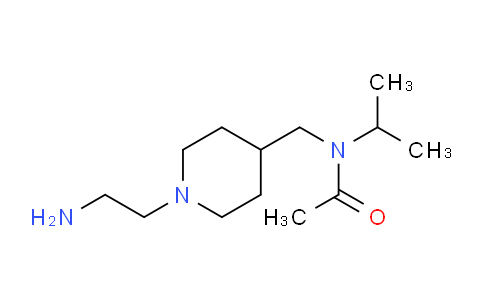 CAS No. 1353968-41-8, N-((1-(2-Aminoethyl)piperidin-4-yl)methyl)-N-isopropylacetamide