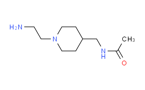 CAS No. 1353963-81-1, N-((1-(2-Aminoethyl)piperidin-4-yl)methyl)acetamide