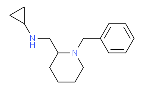 CAS No. 1342156-65-3, N-((1-Benzylpiperidin-2-yl)methyl)cyclopropanamine