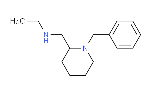 CAS No. 1342536-17-7, N-((1-Benzylpiperidin-2-yl)methyl)ethanamine