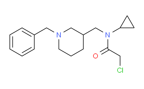 CAS No. 1353953-04-4, N-((1-Benzylpiperidin-3-yl)methyl)-2-chloro-N-cyclopropylacetamide