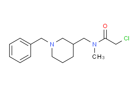 CAS No. 1353960-82-3, N-((1-Benzylpiperidin-3-yl)methyl)-2-chloro-N-methylacetamide